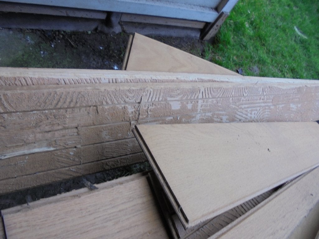 lot de planches de parquet en chêne, Bricolage & Construction, Chêne, Utilisé, Moins de 200 cm, Planche