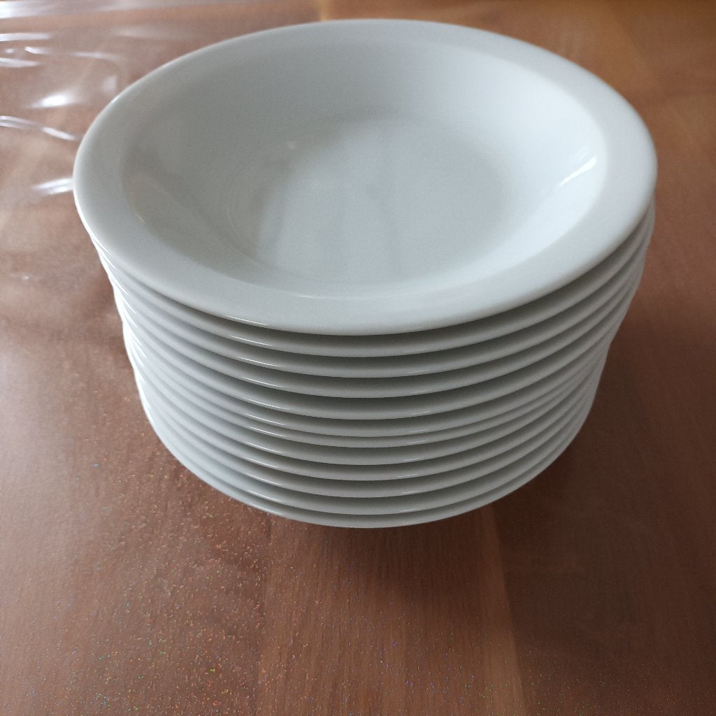 *** NIEUW 12 witte soepborden***, Ophalen, Overige merken, Klassiek, Nieuw