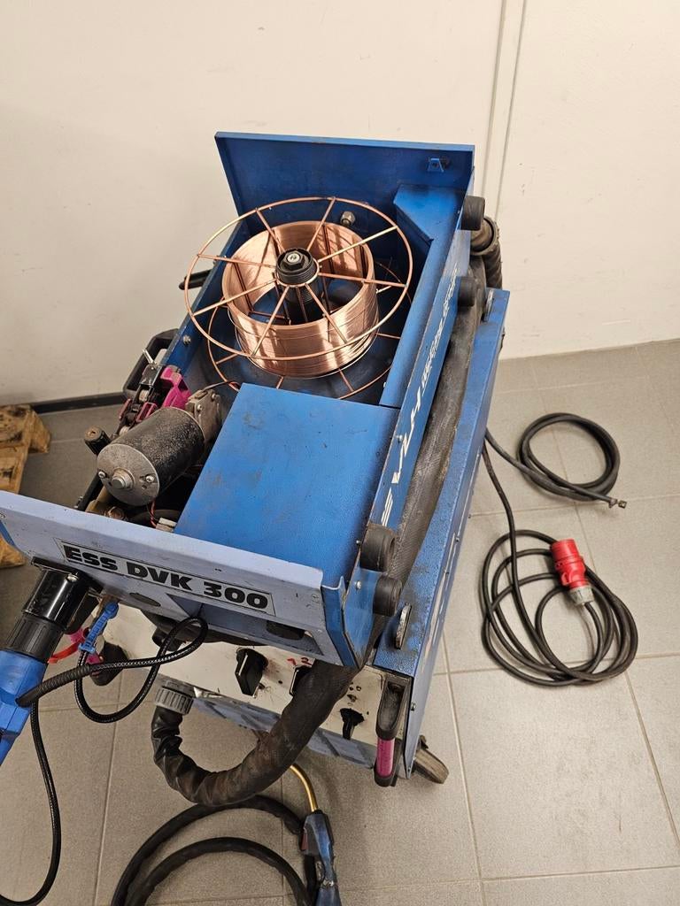 ESS DVK 300 MIGMAG lasapparaat – 400V werkend compleet, Enlèvement, Utilisé, 250 ampères, CO2