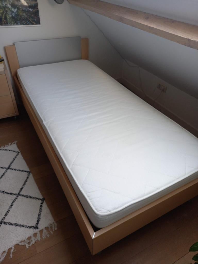 Eenpersoonsbed, Huis en Inrichting, Ophalen, Gebruikt, 90 cm, Eenpersoons