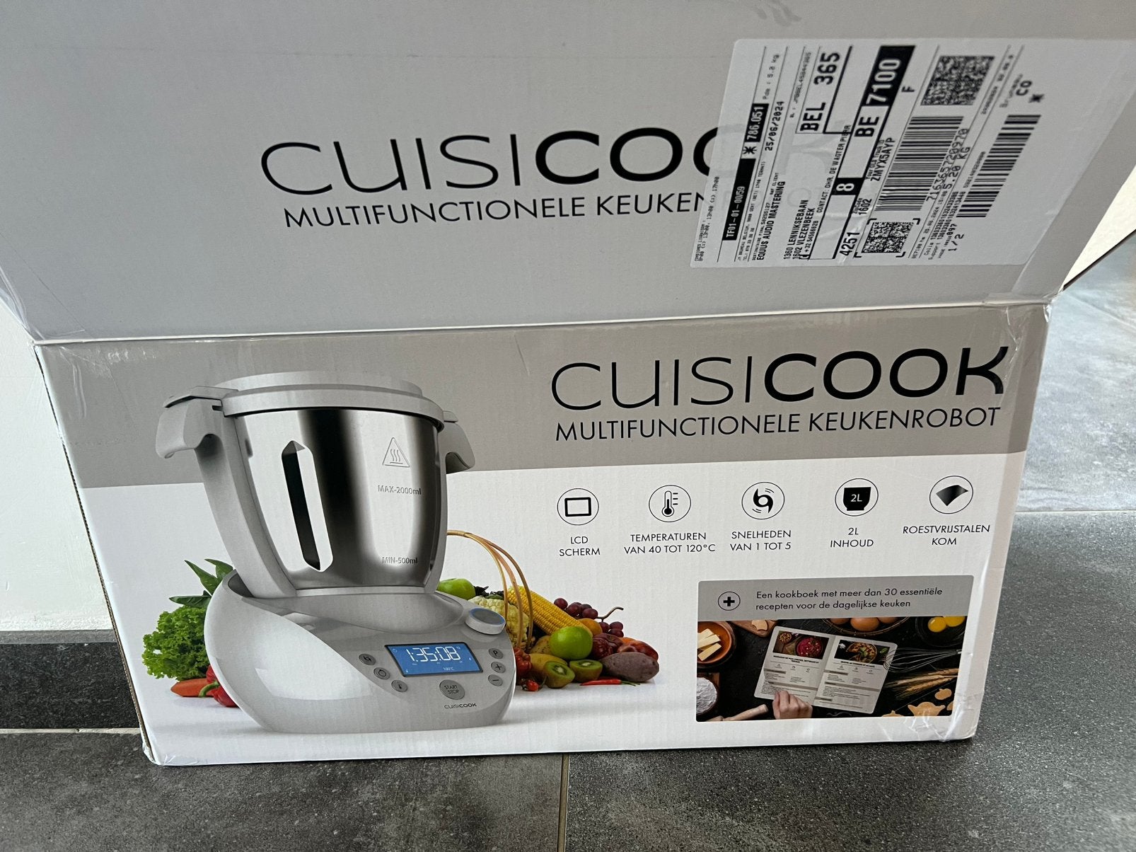 Nieuwe Cuisicook CR933 keukenrobot, Elektronische apparatuur, 1 tot 2 liter, Ophalen, Nieuw