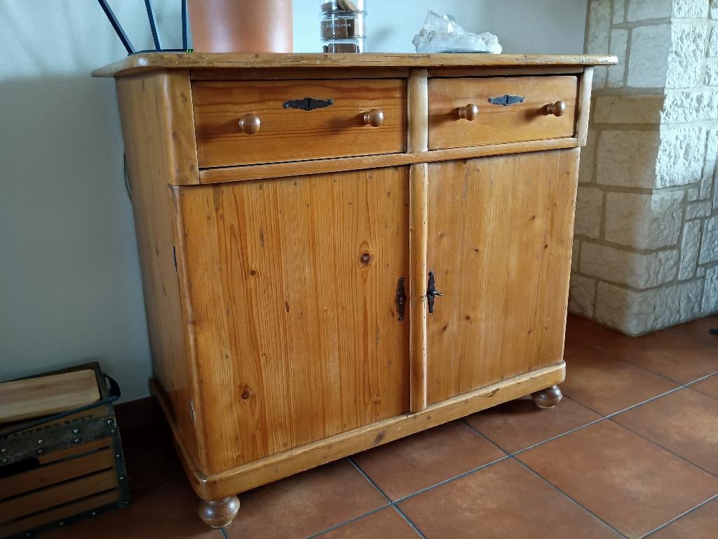 Antiek grenen Hongaars kastje, Antiquités & Art, Antiquités | Meubles | Armoires, Enlèvement