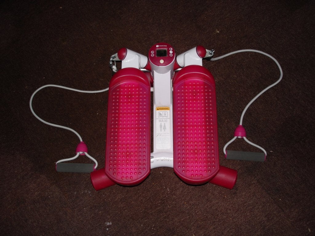 Domyos mini stepper MS 500 Bieden, Sports & Fitness, Comme neuf, Enlèvement, Métal, Appareil step