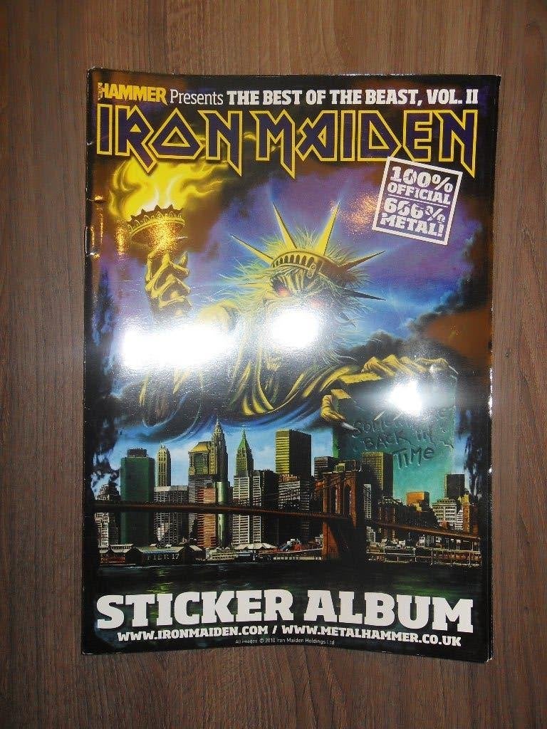 Stickerboek van Iron Maiden, Verzamelen, Ophalen of Verzenden, Zo goed als nieuw, Overige onderwerpen, Foto