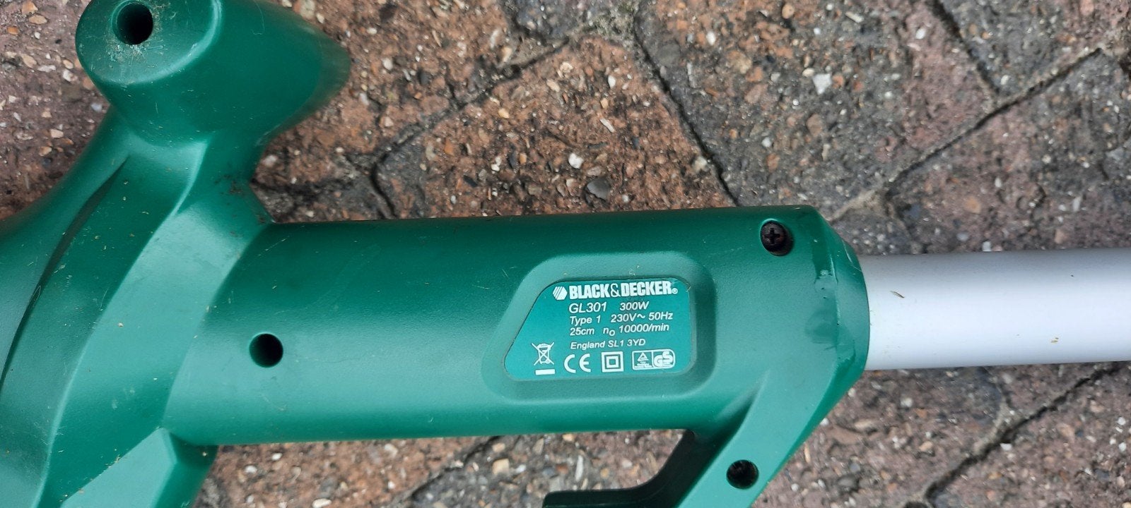 groene black and decker trimmer,,electrisch, Enlèvement
