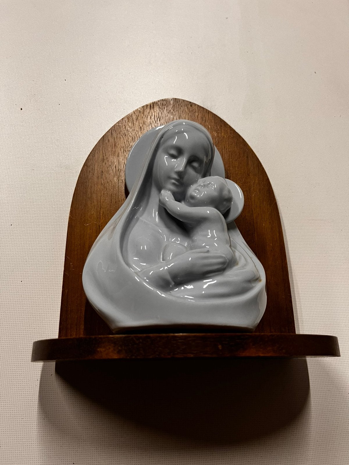 Beeldje maria met kind, Collections, Enlèvement, Comme neuf, Image, Christianisme | Catholique