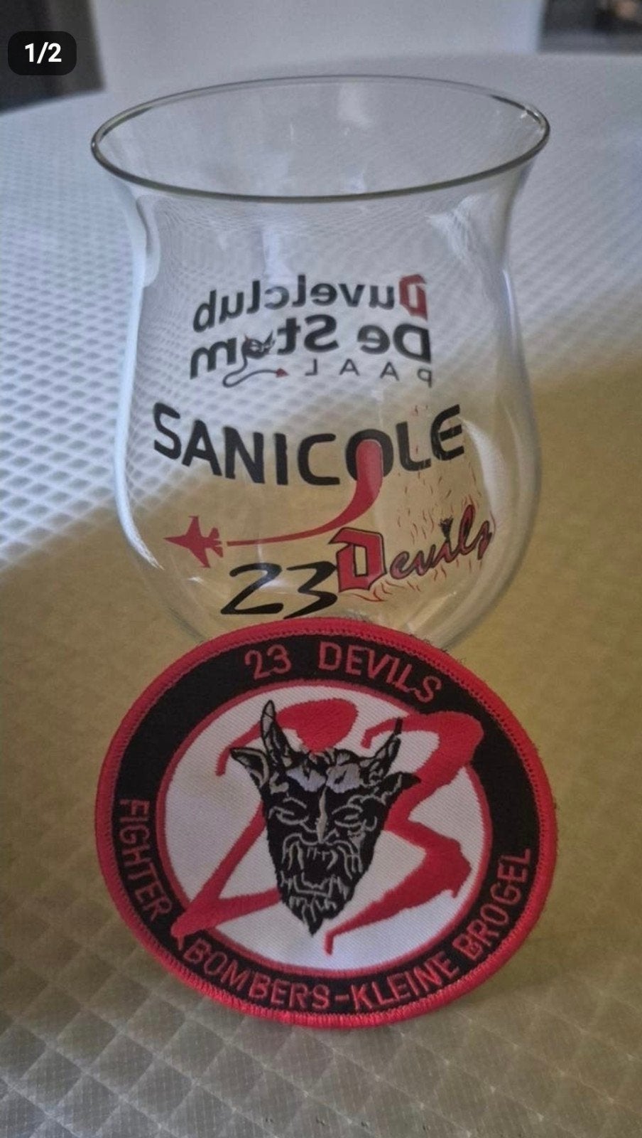 23 démons de Sanicole. Duvel Club, la tribu., Enlèvement, Utilisé, Verre ou Verres, Duvel