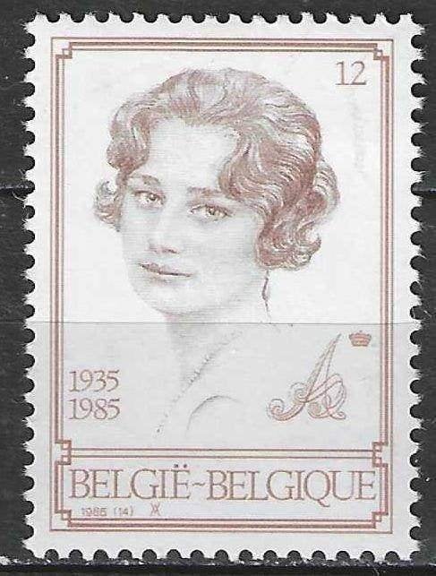 Belgique 1985 - Yvert/OBP 2183 - Reine Astrid (PF), Envoi, Non oblitéré, Neuf, Maison royale