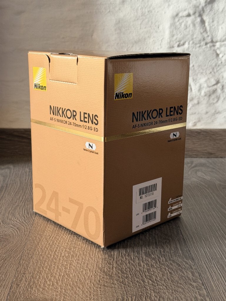 Nikon AF-S NIKKOR 24-70mm f/2.8G ED, TV, Hi-fi & Vidéo, Photo | Lentilles & Objectifs, Housse/sac de protection, Lentille standard