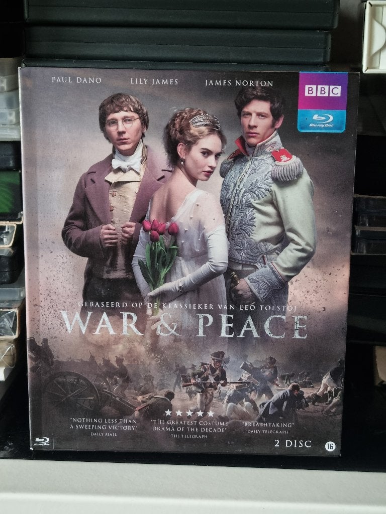 War & Peace, Tom Harper, Paul Dano, Blu-ray, Enlèvement ou Envoi, Anglais, Saison 1, Néerlandais