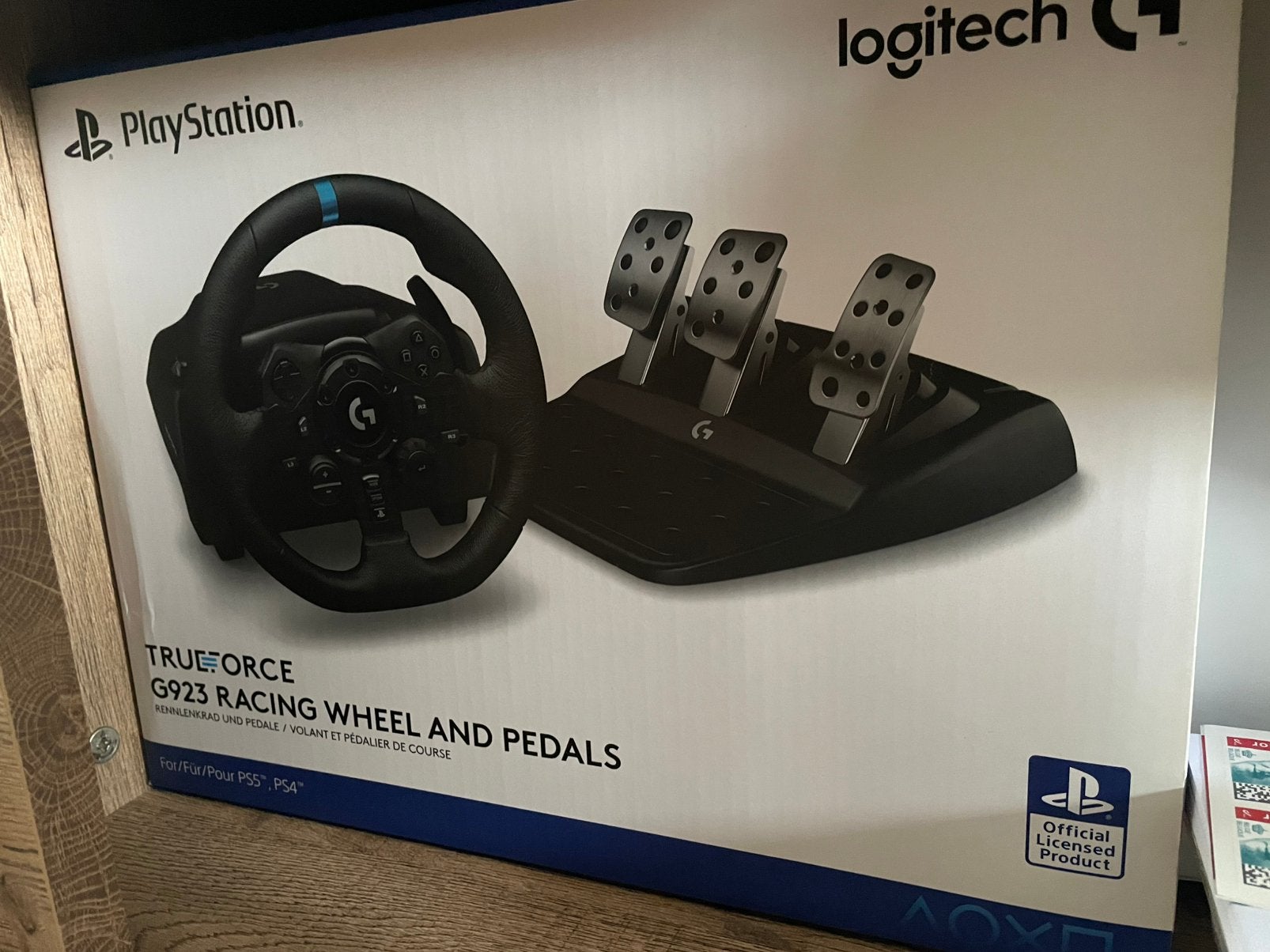 Logitech gt923 ps4 , ps5 en pc, Games en Spelcomputers, Spelcomputers | Sony Consoles | Accessoires, Ophalen, Zo goed als nieuw