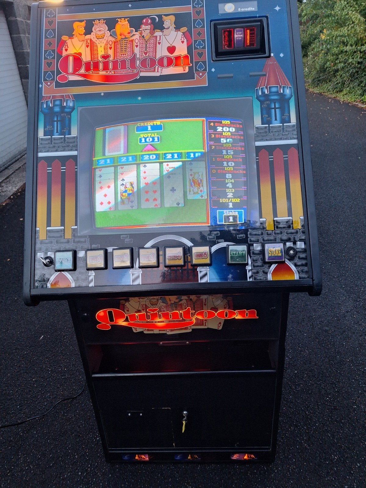 Zeldzame Originele Barcrest Quintoon Gokkast, Verzamelen, Automaten | Gokkasten en Fruitautomaten, Ophalen
