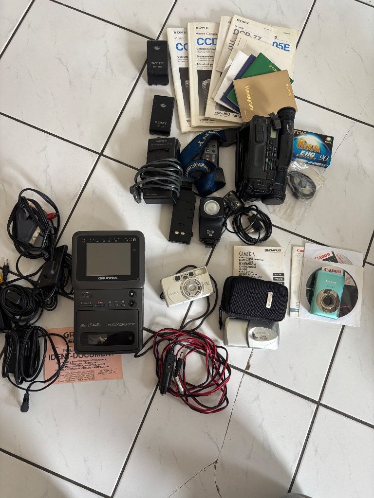 Camera’s, Ophalen of Verzenden, Gebruikt, Accu, Overige Merken