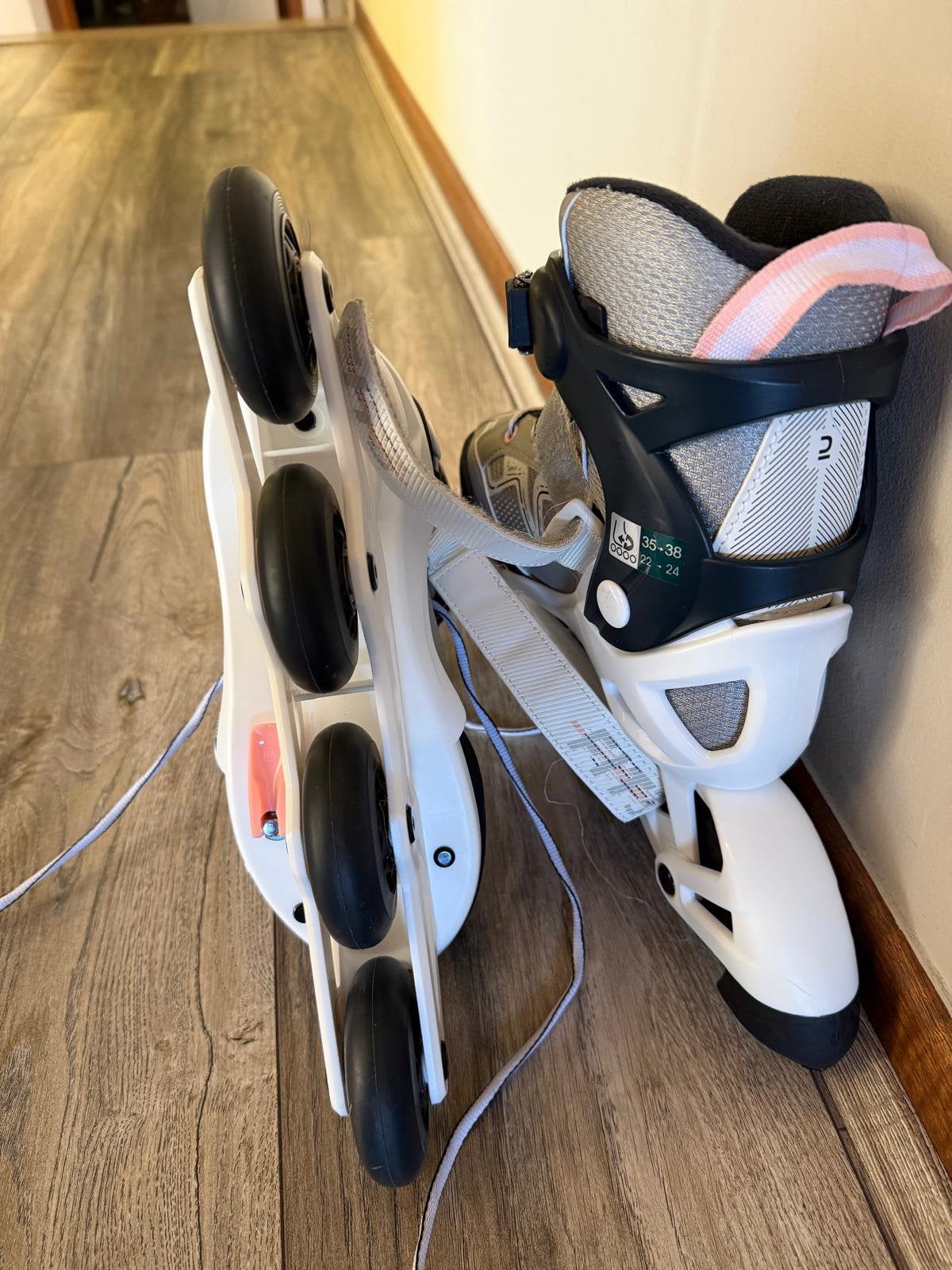 Oxelo inline skates verstelbaar maat 35-38, Sport en Fitness, Skeelers, Ophalen, Verstelbaar, Zo goed als nieuw, Kinderen