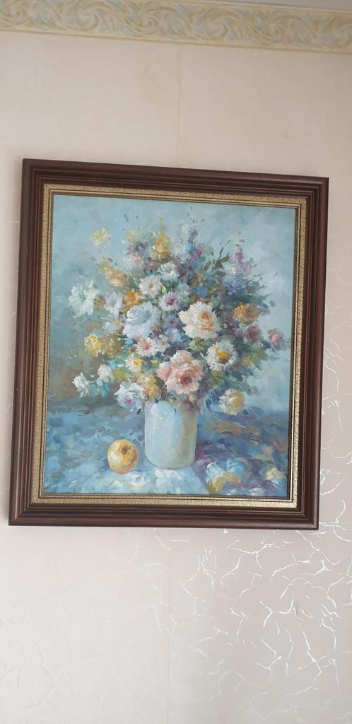 Schilderij met bloemen, Enlèvement