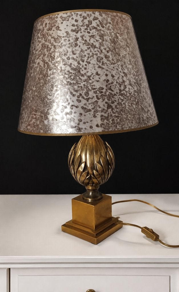 Oude lotusbloemlamp 1980, Ophalen