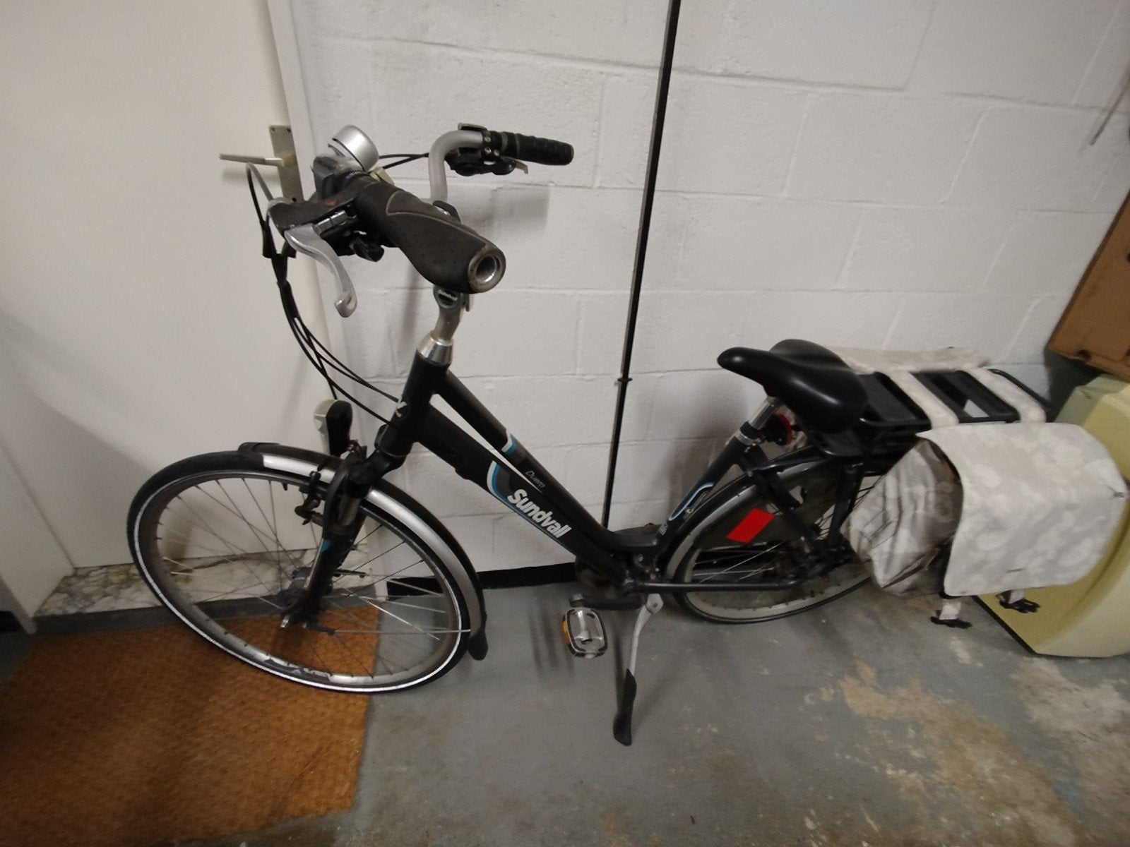 damesfiets met 27 versnellingen., Fietsen en Brommers, Ophalen, Schijfrem, Versnellingen
