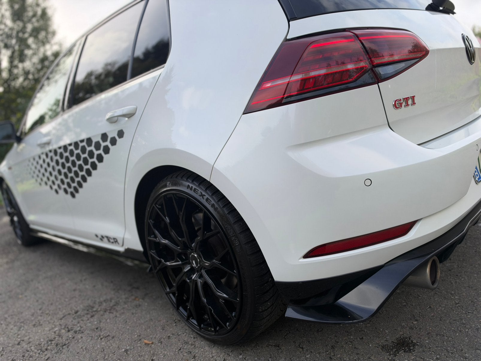 Golf 7.5 GTI TCR, 4 cilinders, Wit, 5 zetels, 5 deurs