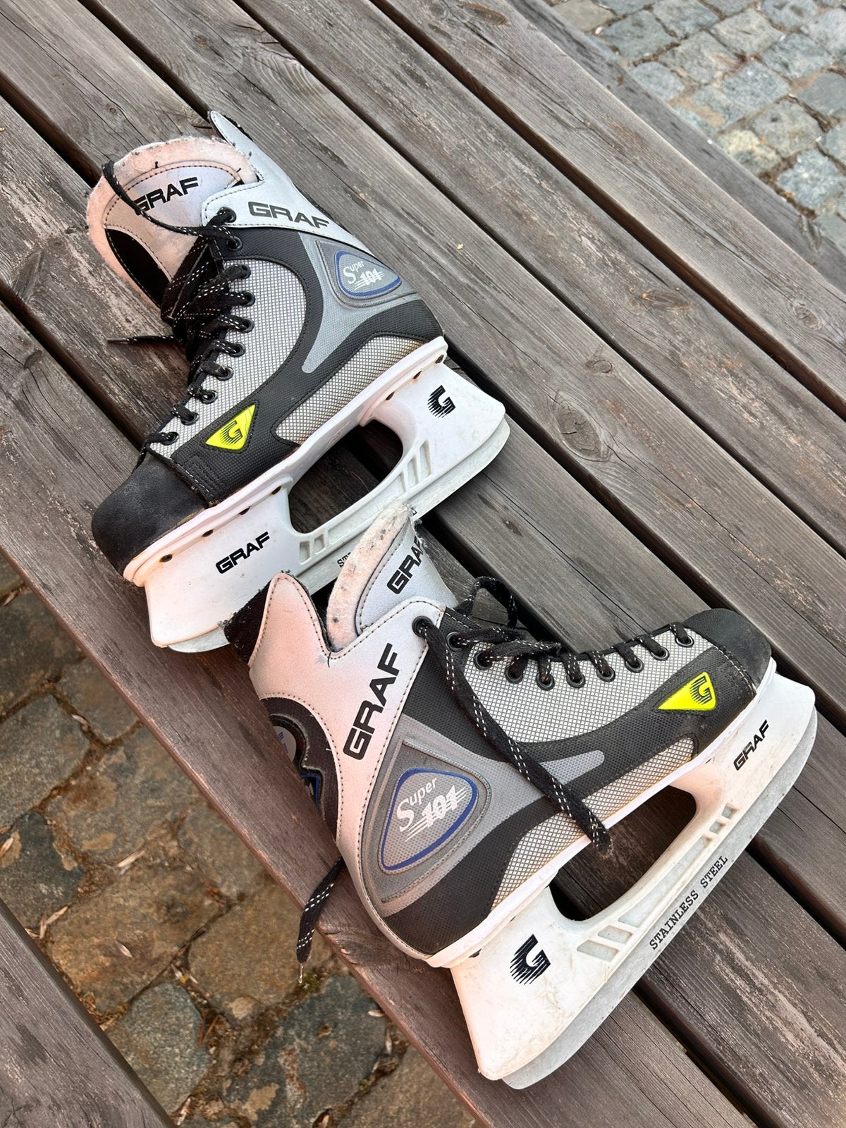 Patinage sur glace Graf super 101, Enlèvement, Utilisé, Patins