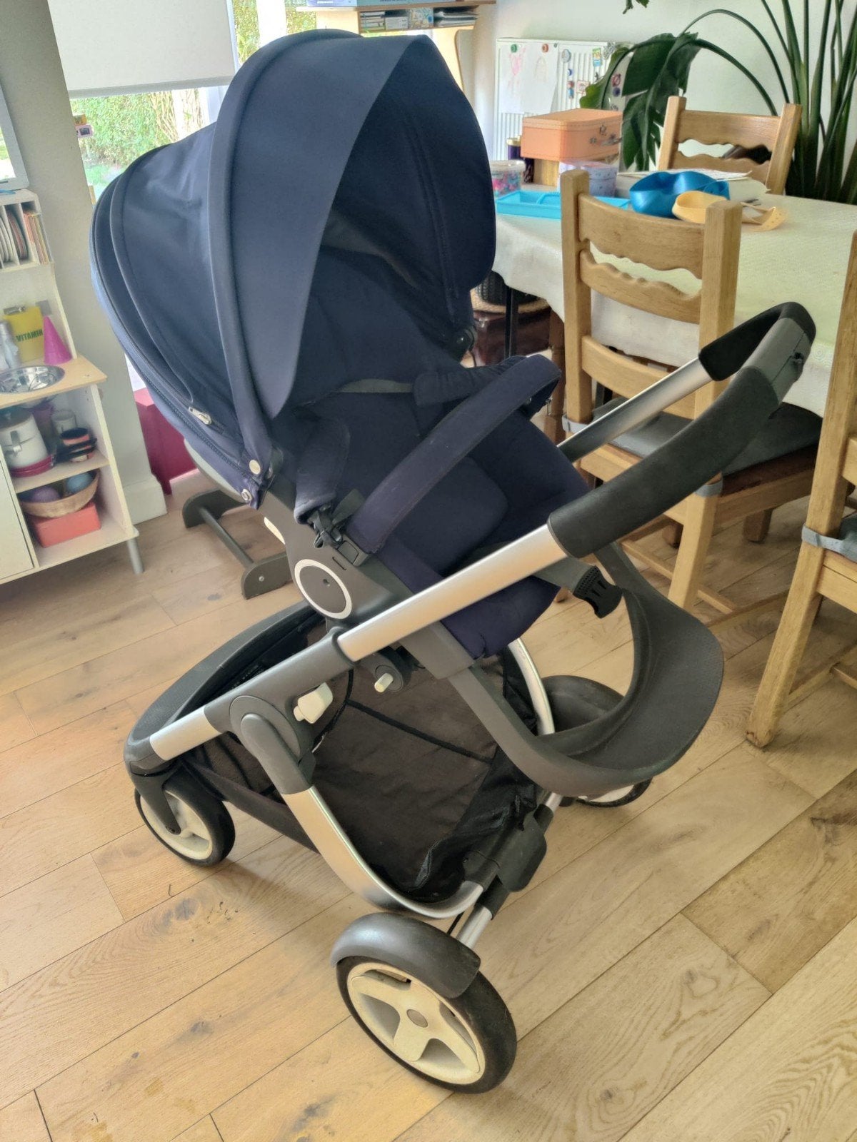 Stokke buggy met toebehoren, Gebruikt, Combiwagen, Met reiswieg, Ophalen