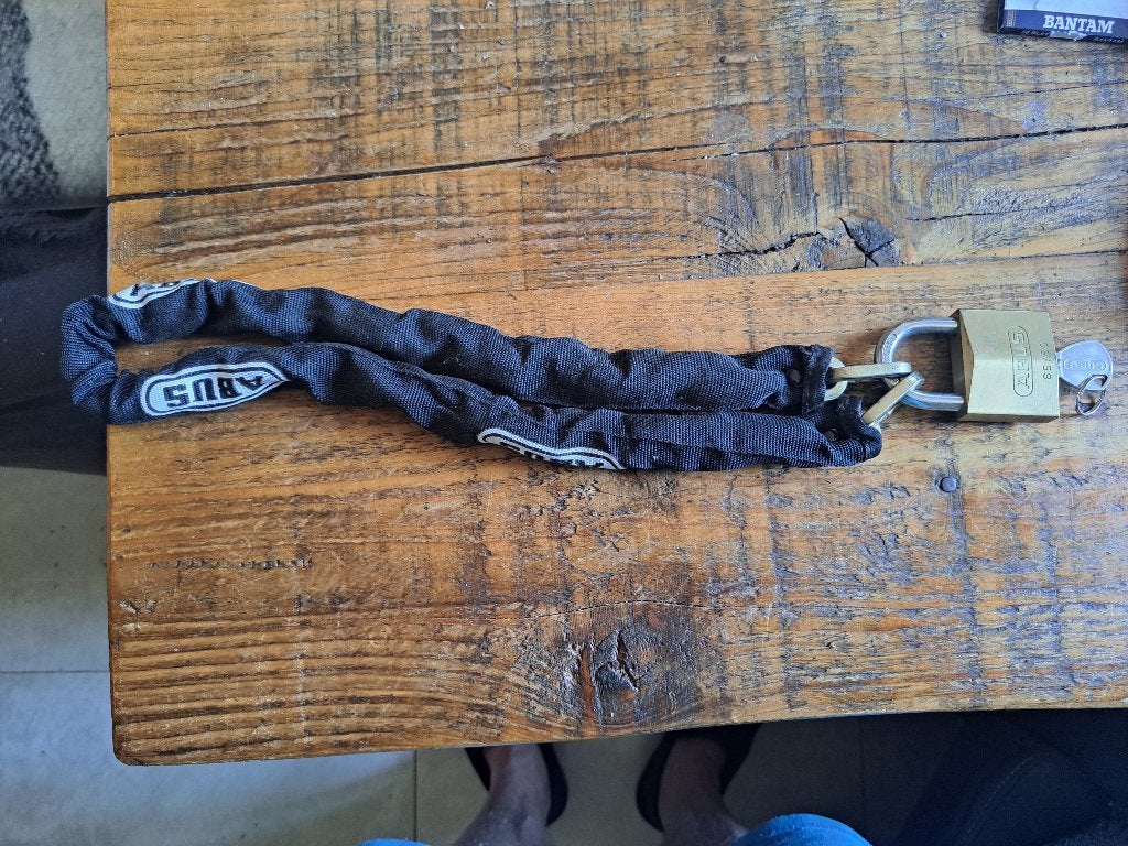 Abus hangslot, Ophalen, Zo goed als nieuw, Kettingslot