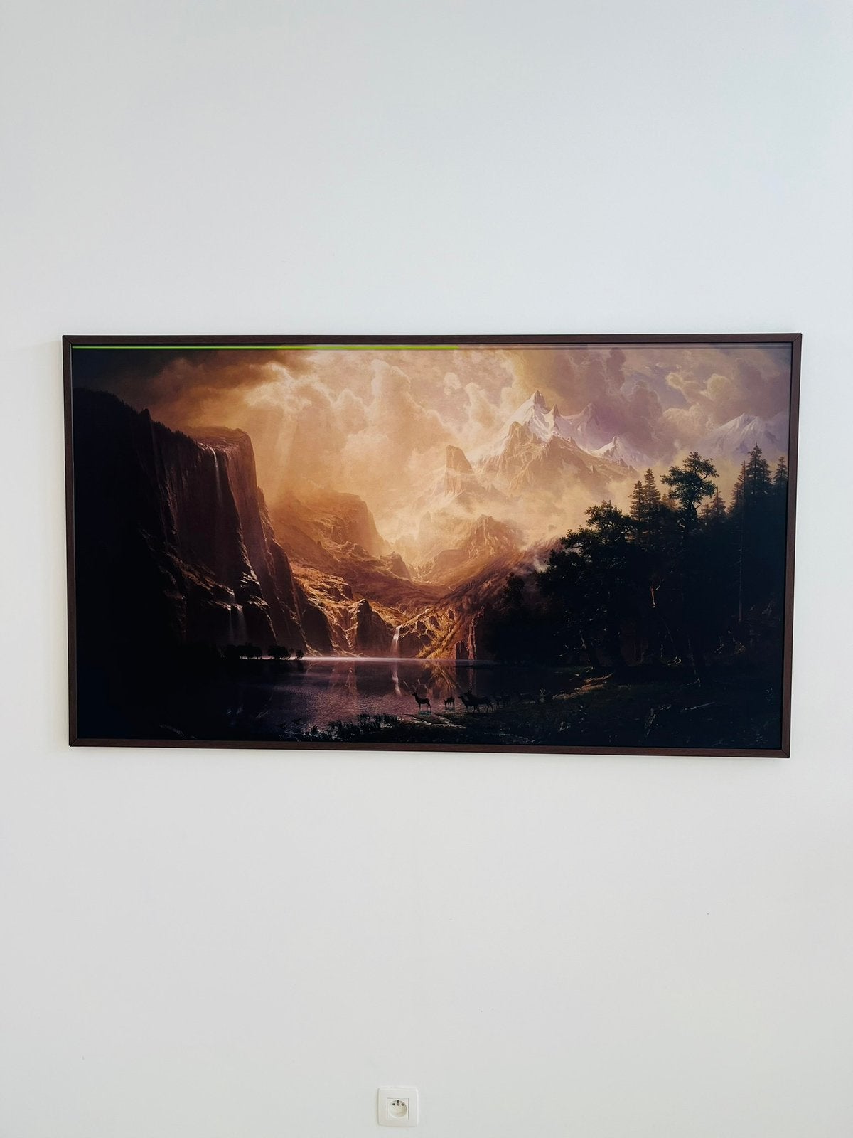 Samsung Frame tv 65” bruine kader, Ophalen, Samsung