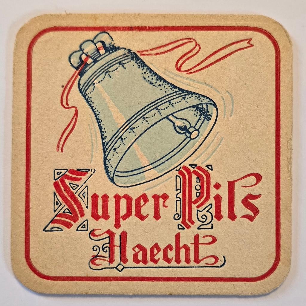 Haecht Sous Bock Bierviltje Bierdeckel Onderzetter, Verzamelen, Ophalen of Verzenden, Gebruikt, Viltje(s)
