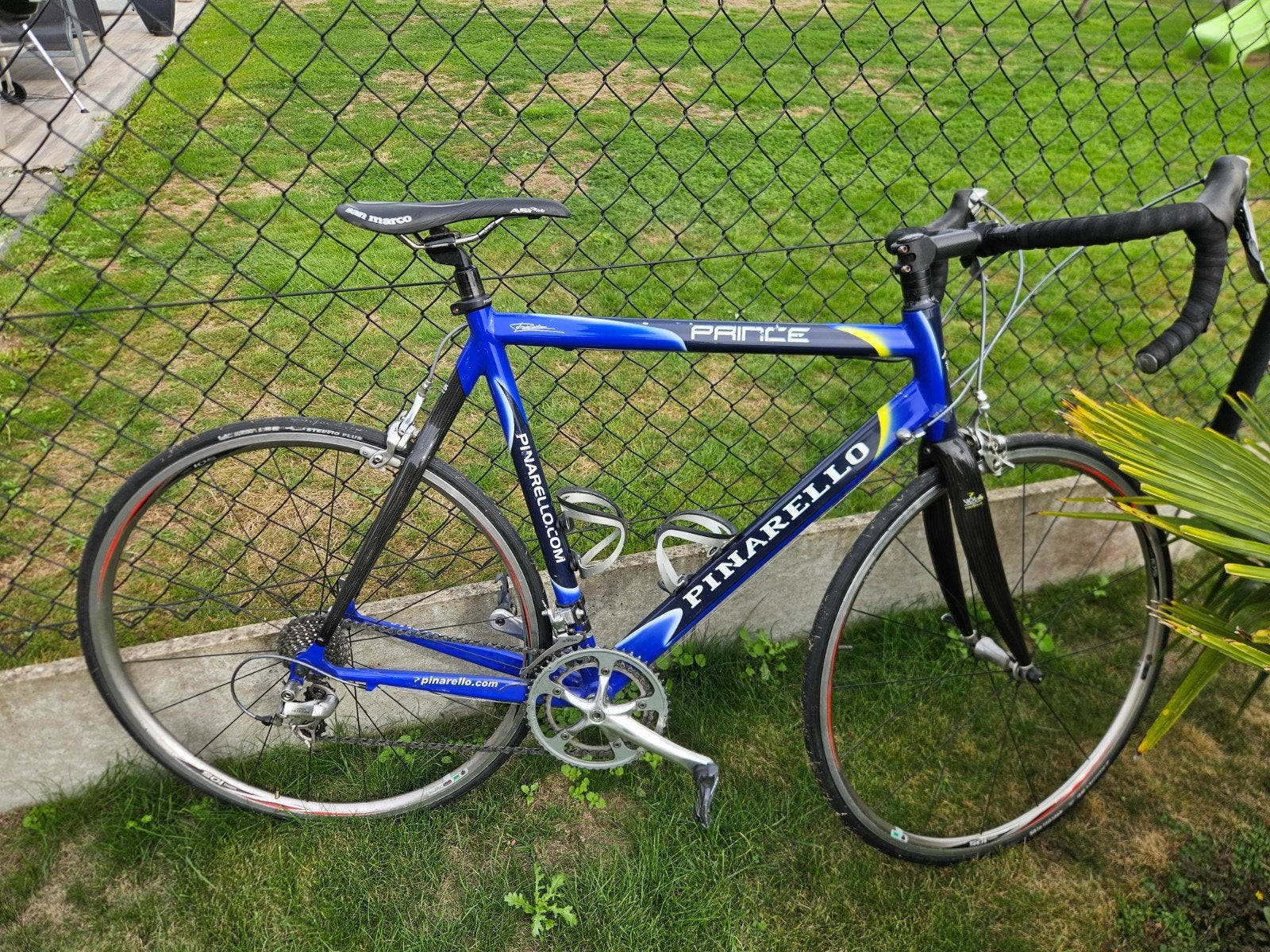 pinarello prince vintage année 2000, Enlèvement, Utilisé, Aluminium, Frein sur jante
