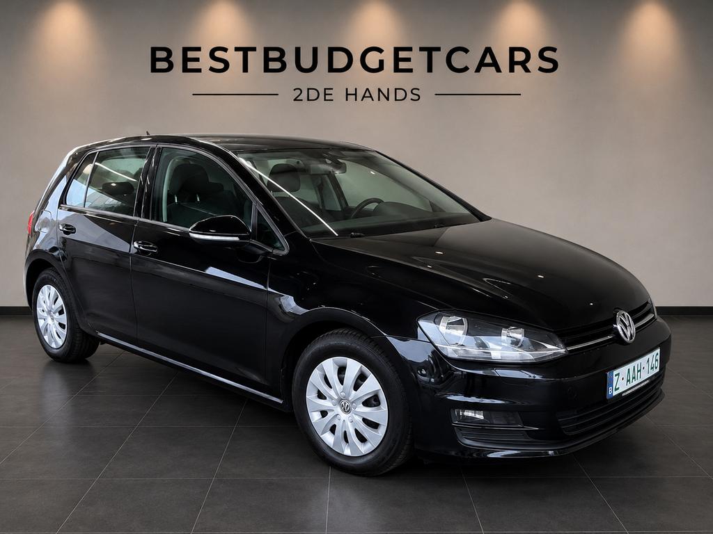 VW GOLF 7 HighLine 1.2TSI 174.000 km KEURING & CARPASS, Euro 5, Stof, Zwart, Bedrijf