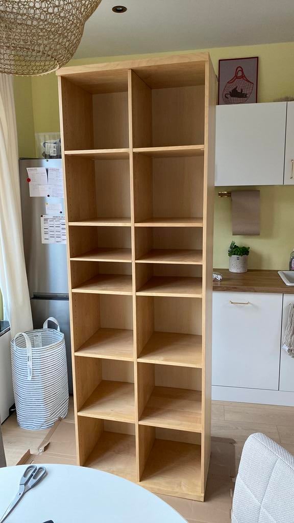 Boeken kast hout, Ophalen, Met plank(en), Gebruikt, 200 cm of meer