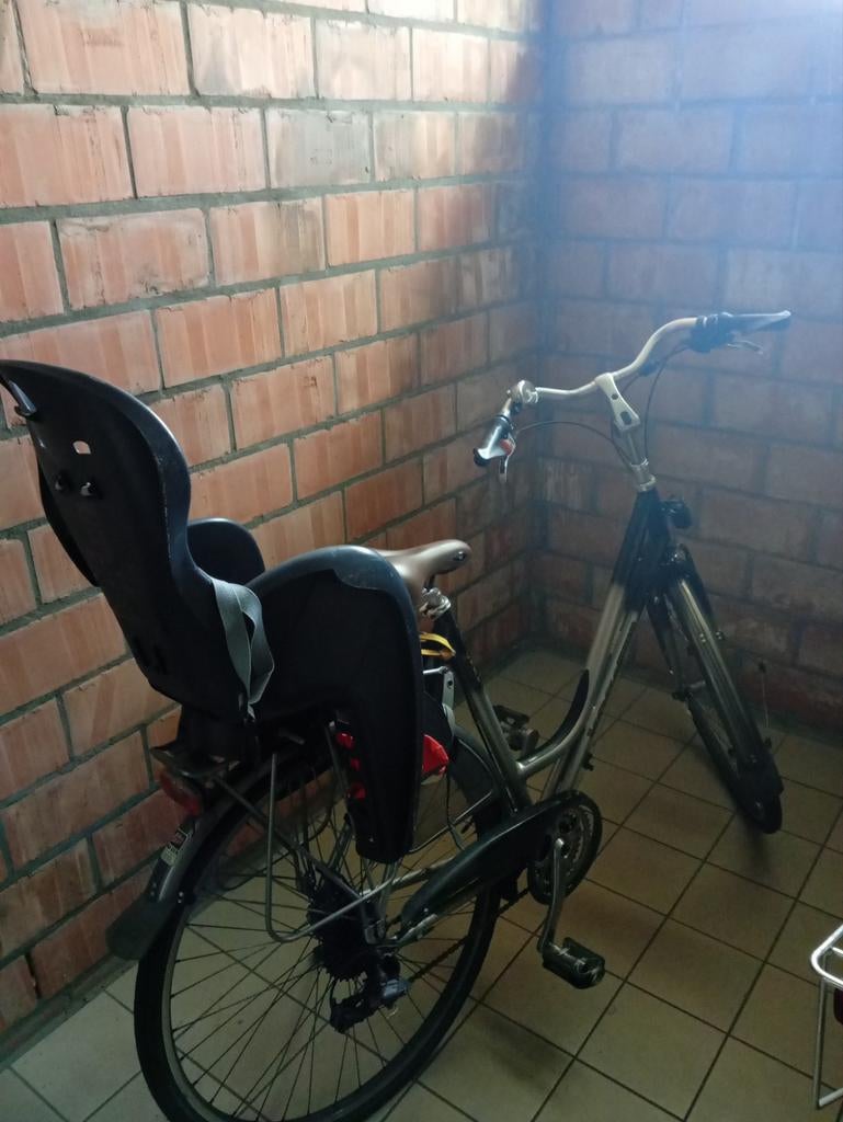 Te koop fiets met kinderstoel, Fietsen en Brommers, Ophalen