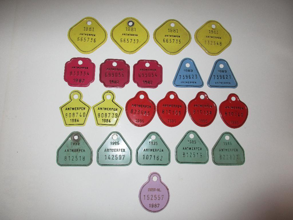 Anciennes plaques de vélo, Enlèvement ou Envoi