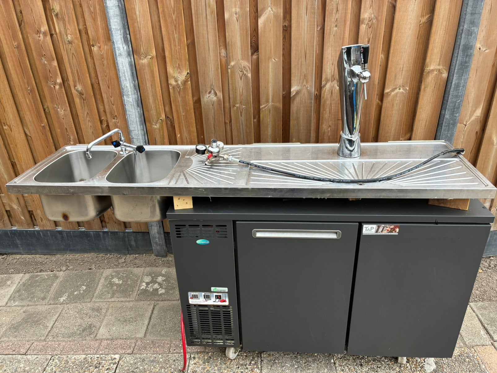 Serrco sfk-8 thuistap biertap lekblad jupiler tapzuil set, Electroménager, Pompes à bière, Enlèvement