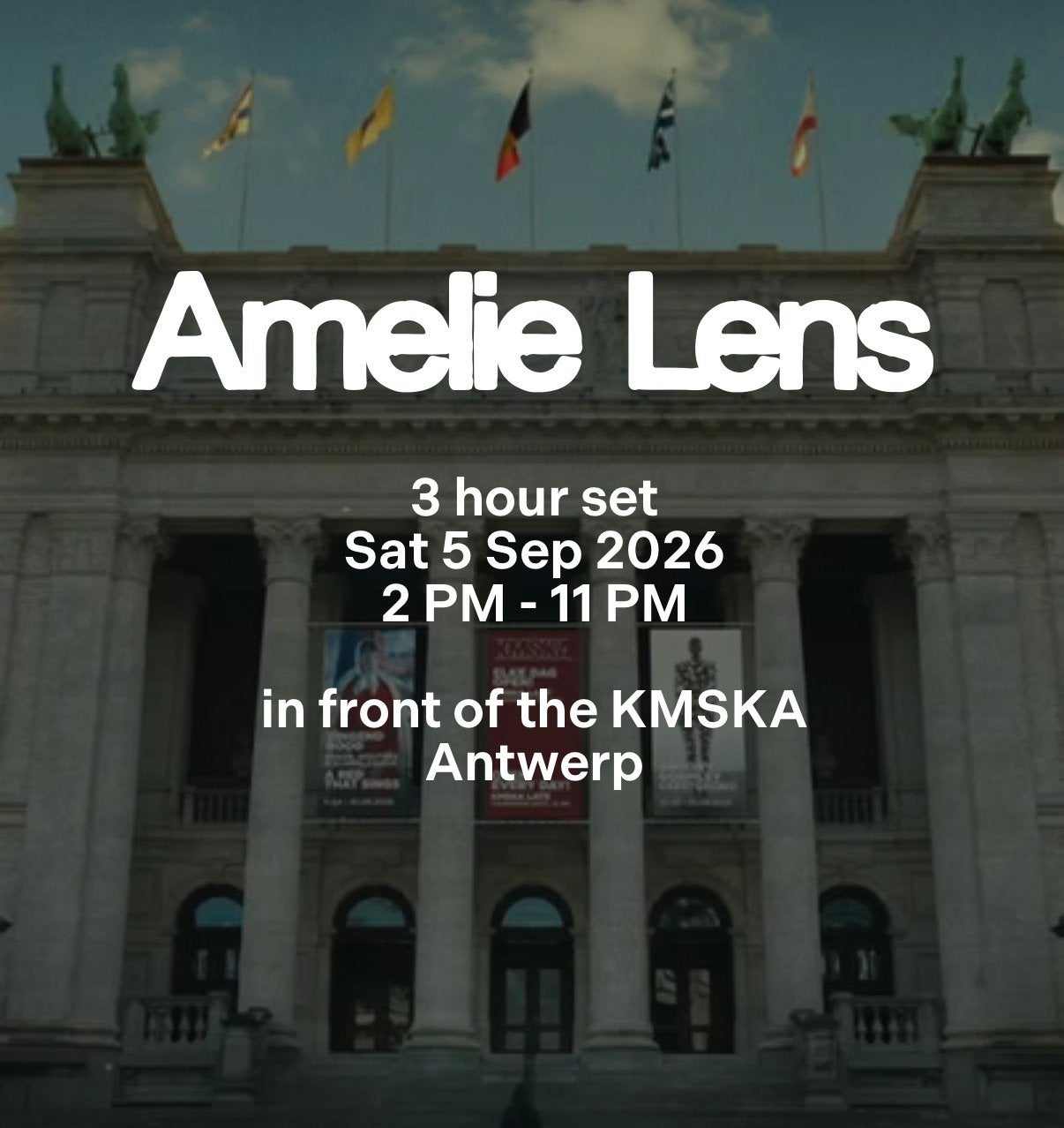 2 tickets Amelie Lens KMSKA 05/09, Tickets en Kaartjes, Twee personen