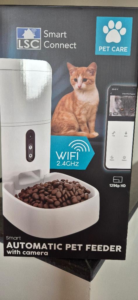 Volledig nieuwe smart pet feeder, Dieren en Toebehoren, Katten-accessoires, Ophalen of Verzenden, Nieuw