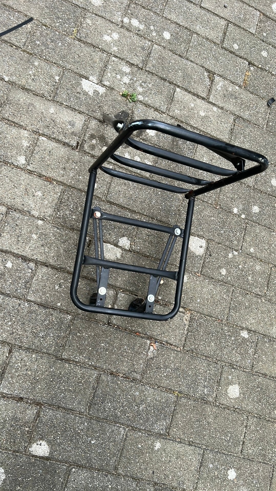 Fiets achterdrager, Ophalen, Gebruikt