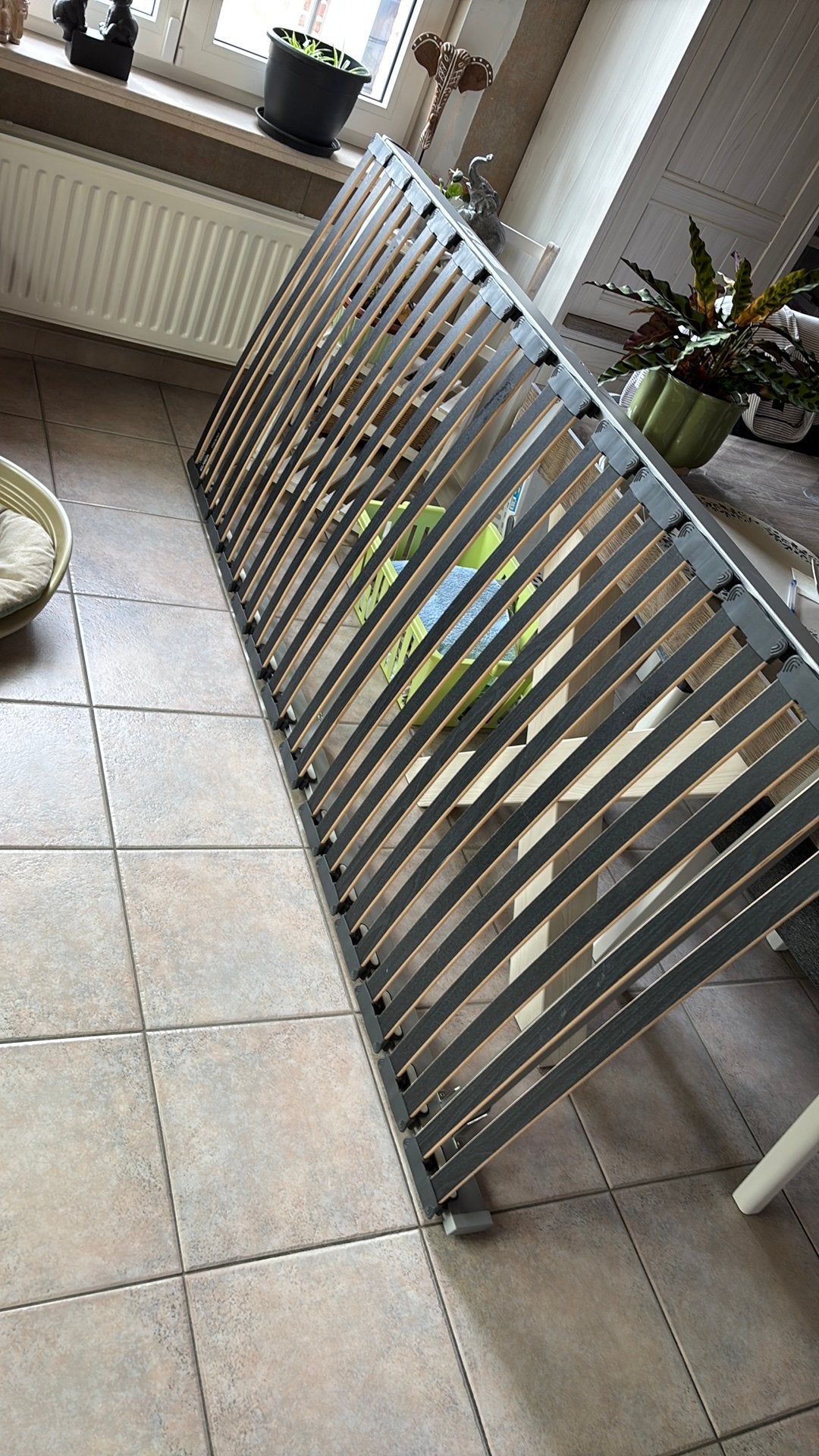 Lattenbodem, Ophalen, Gebruikt, 90 cm, Eenpersoons