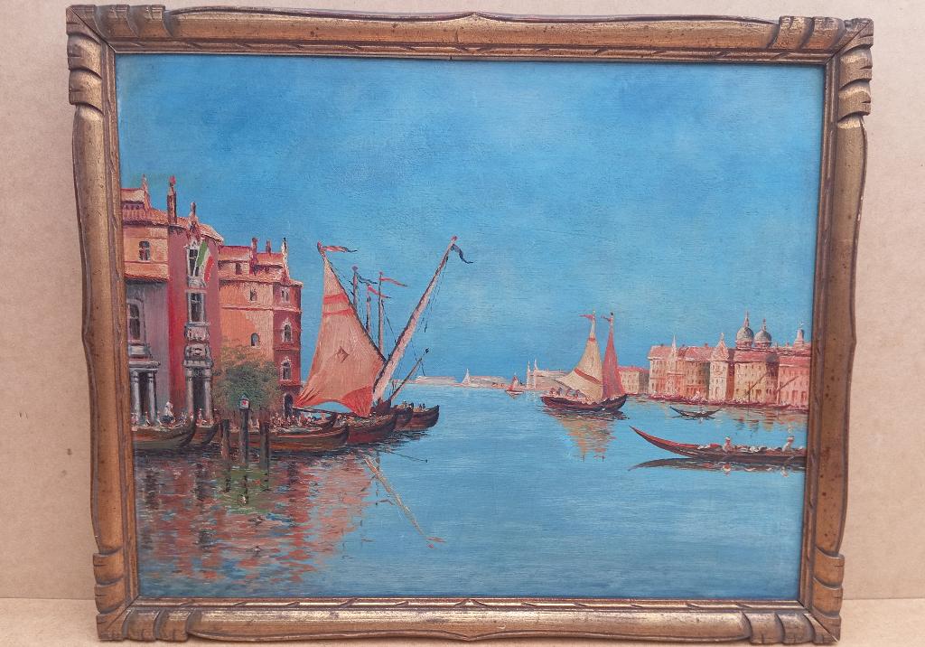 belle peinture ancienne de Venise, Enlèvement ou Envoi