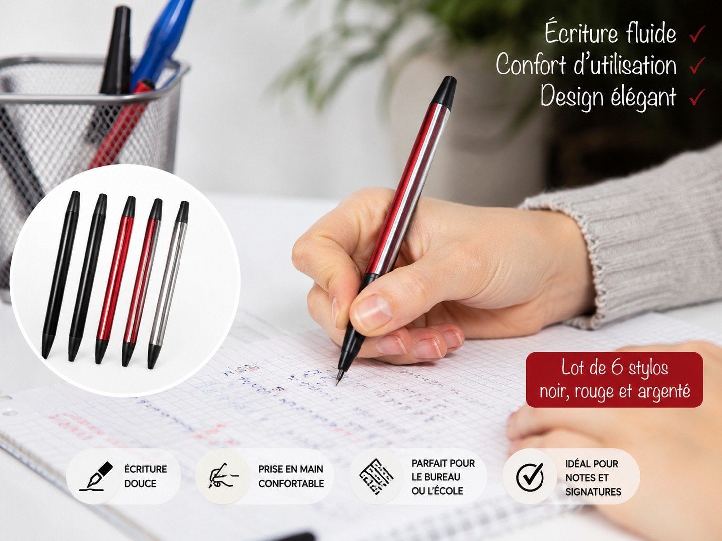 ️ Lot de 6 stylos tactiles universels ️, Neuf, Autres types, Avec boîte