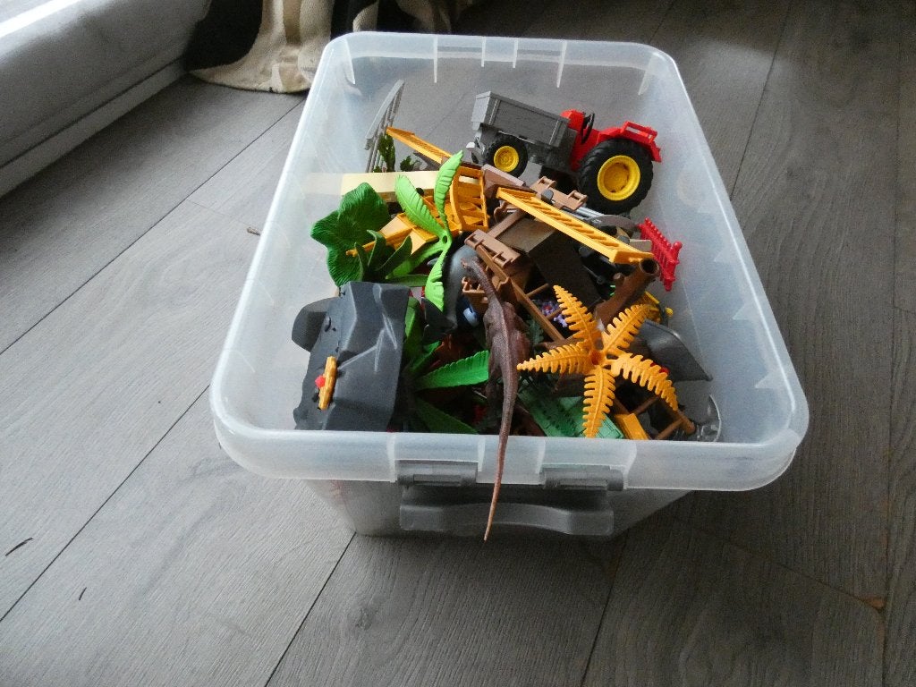 Grote hoeveelheid Playmobil & speelgoed (bak vol), Kinderen en Baby's, Ophalen, Gebruikt, Losse onderdelen, Overige typen