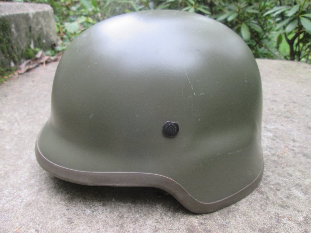 ABBL kevlar schuberth helm met UN overtrek, nette staat., Verzamelen, Ophalen of Verzenden