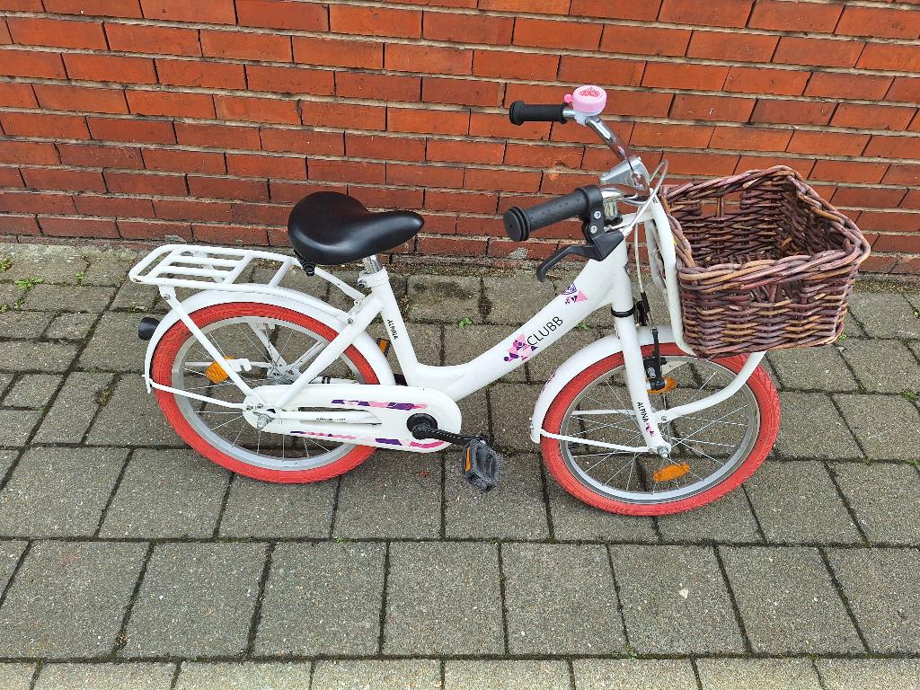 Kinderfiets 18 inch, Fietsen en Brommers, Fietsen | Meisjes, Ophalen, Terugtraprem, Gebruikt, Alpina