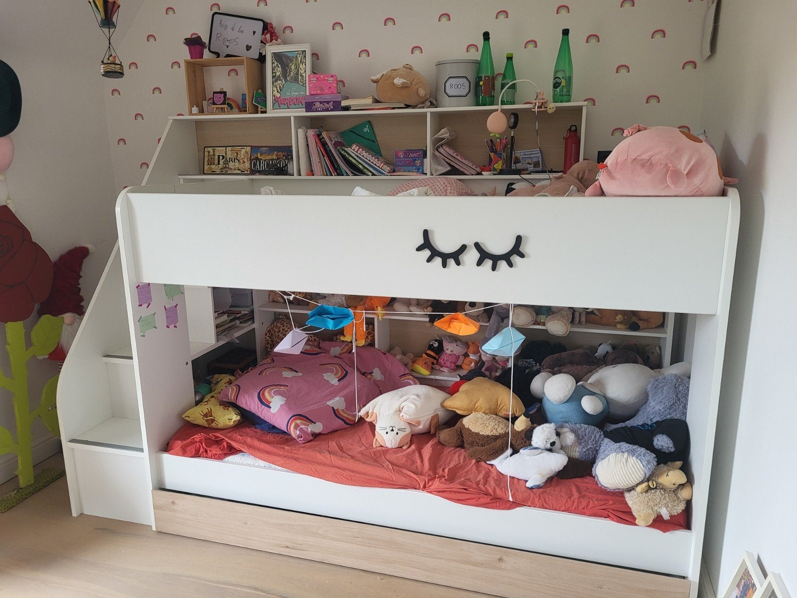 Stapelbed, Ophalen, Stapelbed