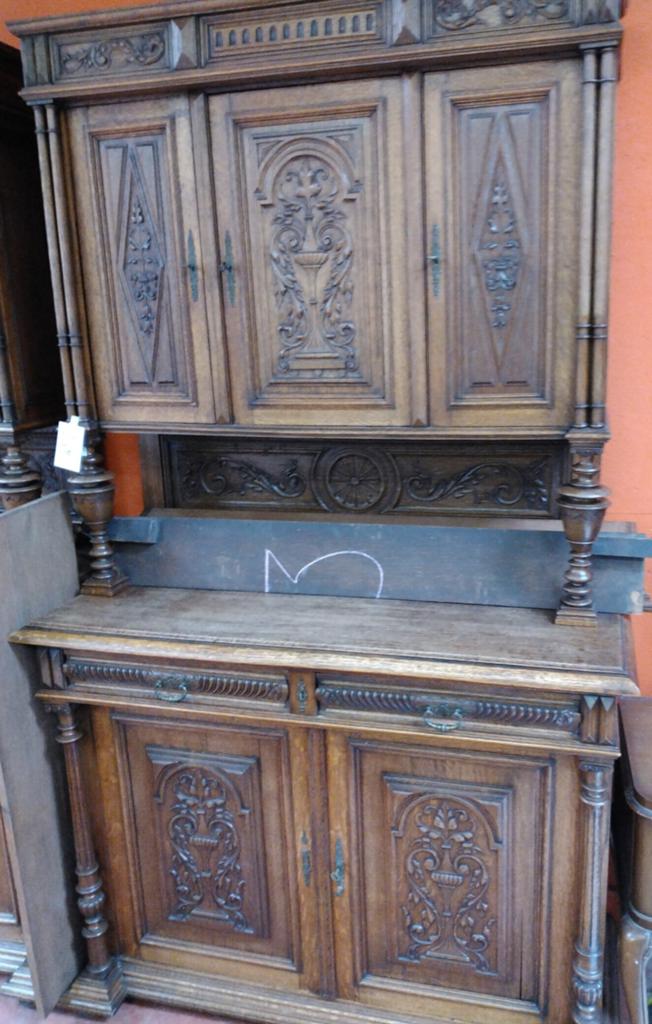 2 identieke Henri deux buffet kasten, Antiquités & Art, Enlèvement