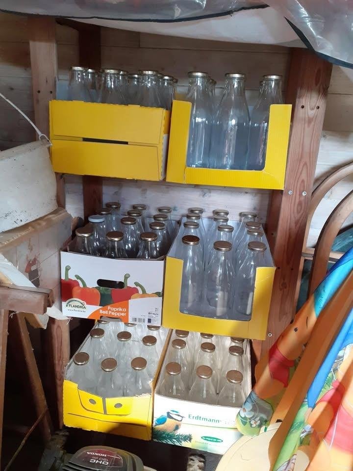 Bouteilles vides 1 litre, Diversen, Overige Diversen, Gebruikt, Ophalen