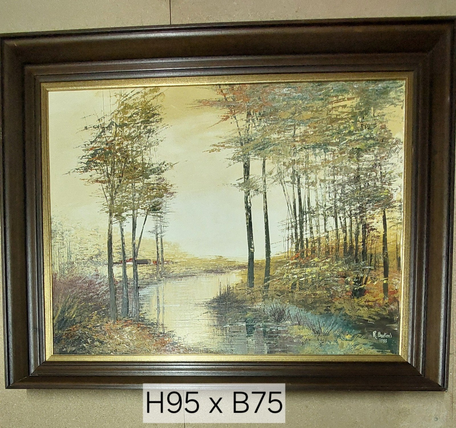 Landschap schilderij, Ophalen, Landschap