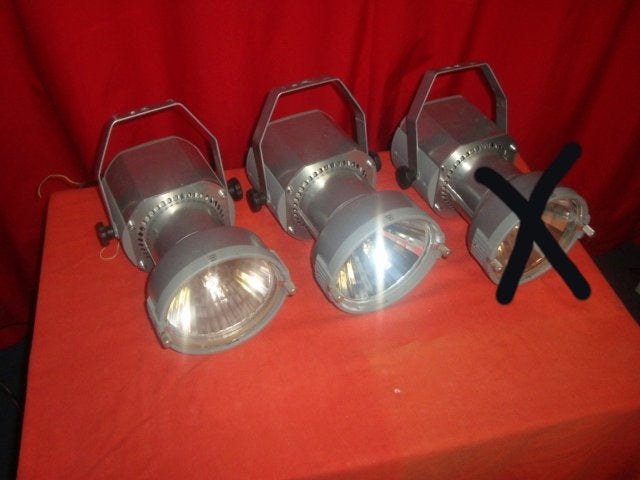 Gebruikt: Richtspot met gasontladingslamp voor presentatie, Ophalen of Verzenden, Gebruikt, Licht