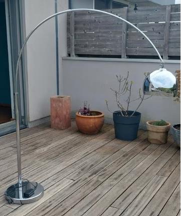 Moderne booglamp, Ophalen, Gebruikt