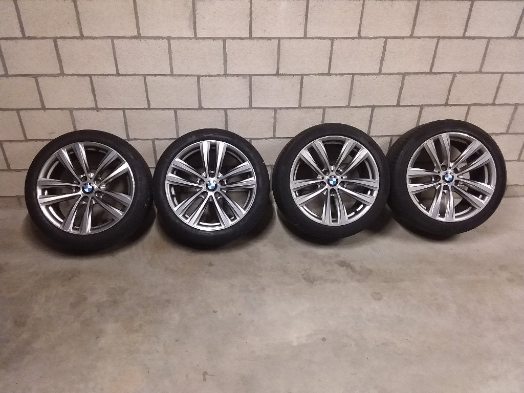 BMW zomervelgenset 3 series 19 inch Dubbel Spaaks, Autos, BMW, Particulier, Autres carburants, Achat, Série 3