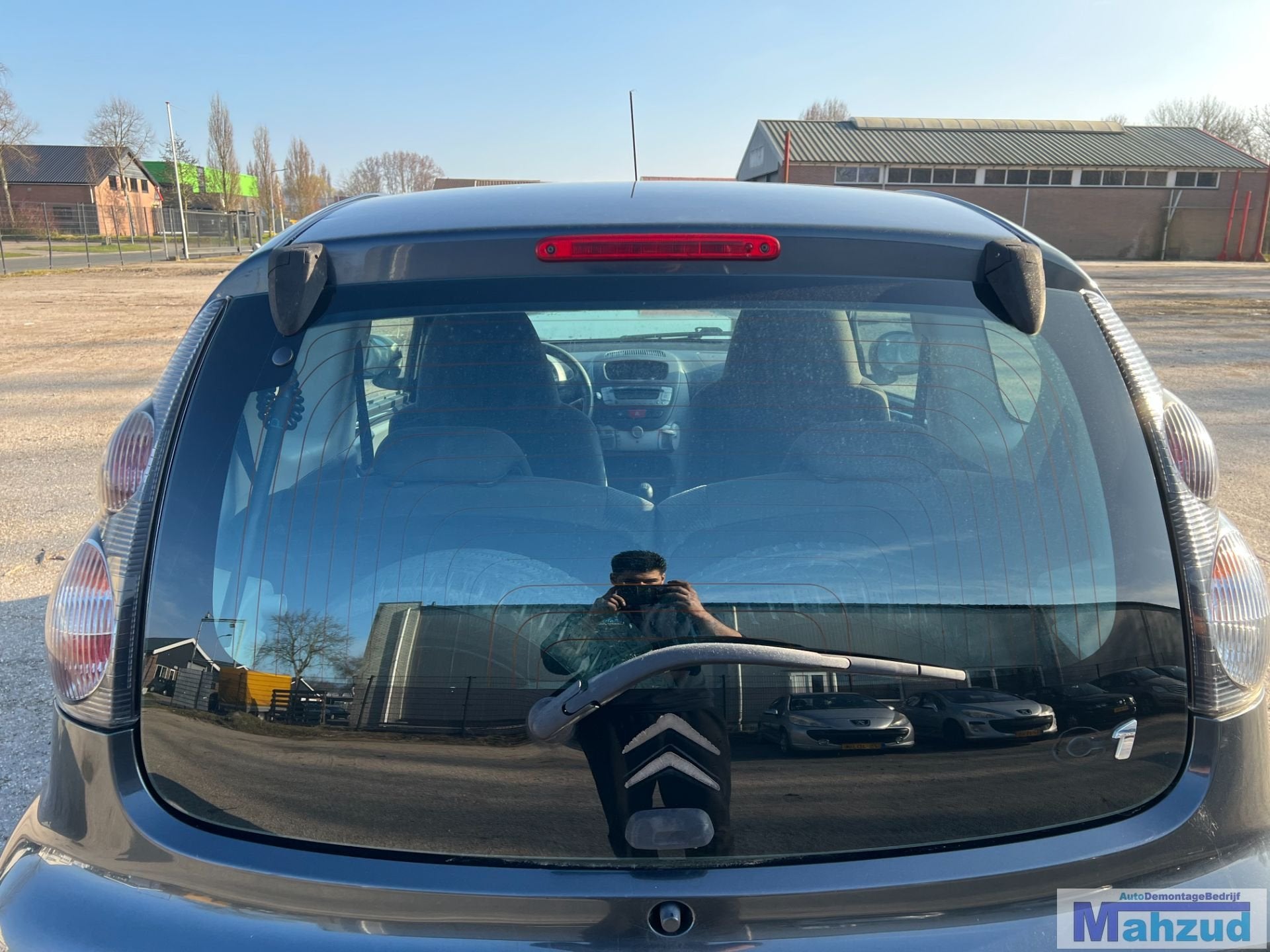 CITROEN C1 Hayon KTA gris 2005-2014, Citroën, Stellantis N.V., Utilisé, Porte